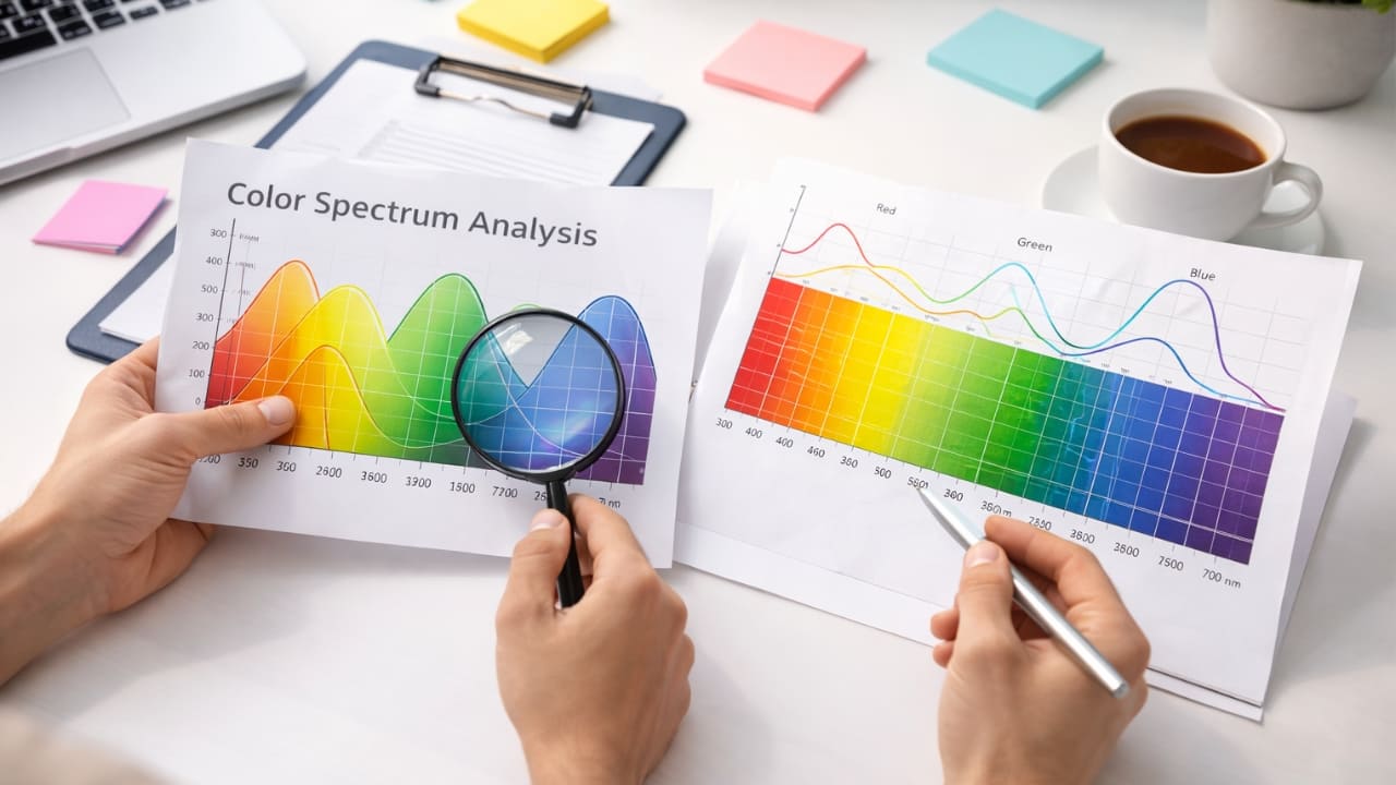 Color spectrum analysis