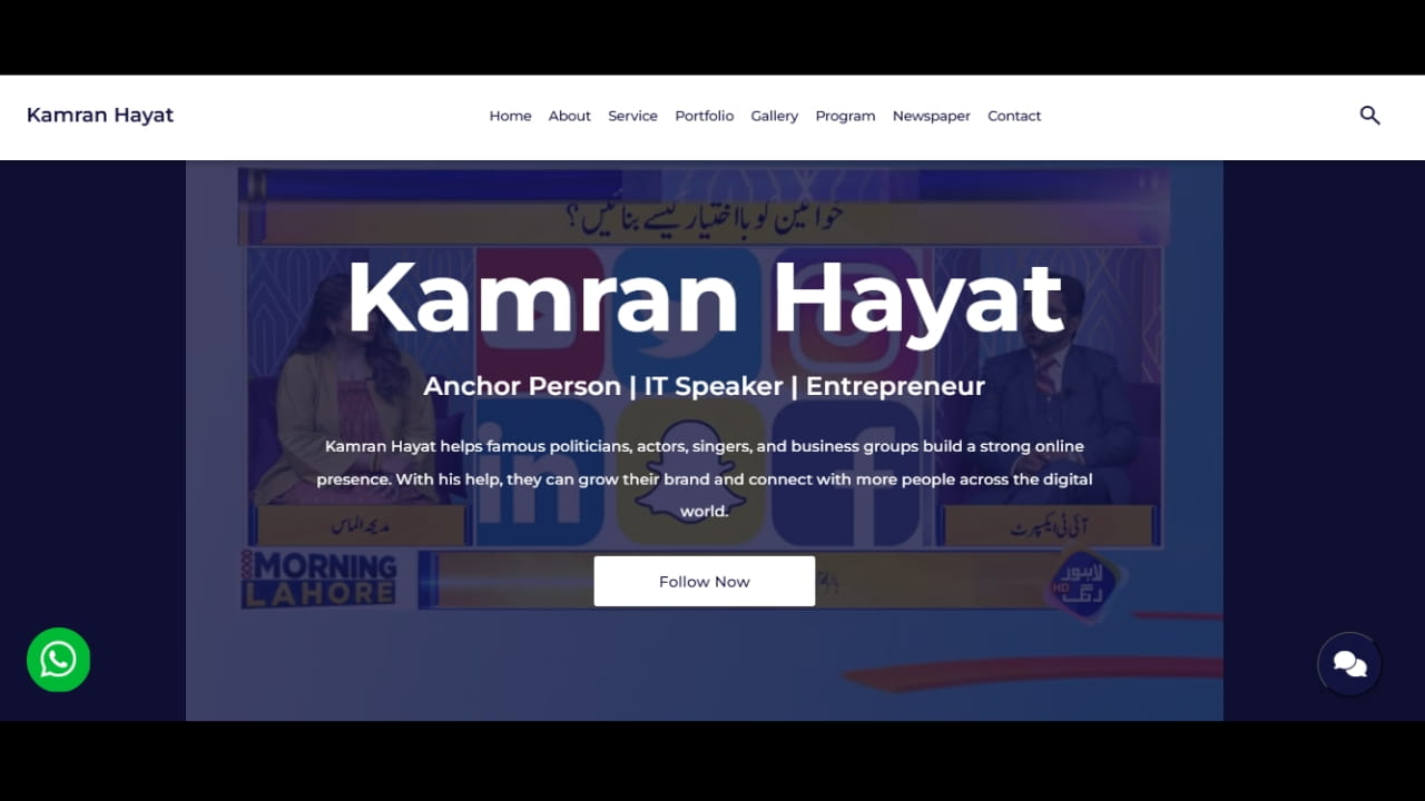 Kamran Hayat Portfolio